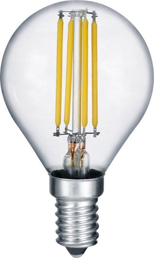Trio lampe - lichtbronnen - transparant helder - e14 - 4 5w - 2700k - 470lm