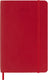 Moleskine 12 maanden agenda - 2027 - wekelijks - pocket - zachte kaft - rood