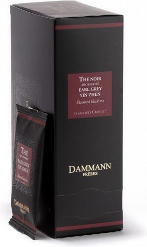 Dammann frères - earl grey yin zhen - 24 crystal teabags - zwarte thee