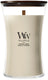 Woodwick hourglass large geurkaars - patchouli créme - 130 branduren