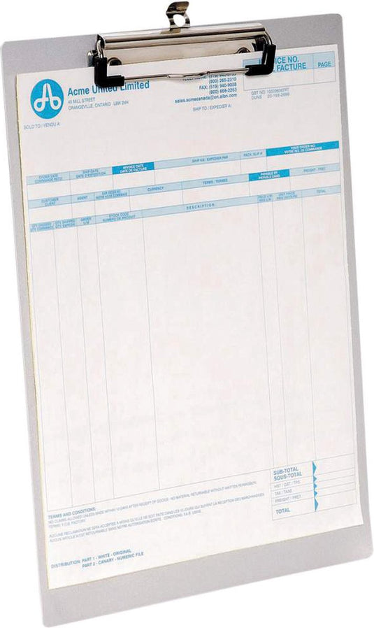 Westcott klembord a4 - aluminium - ac-e17001