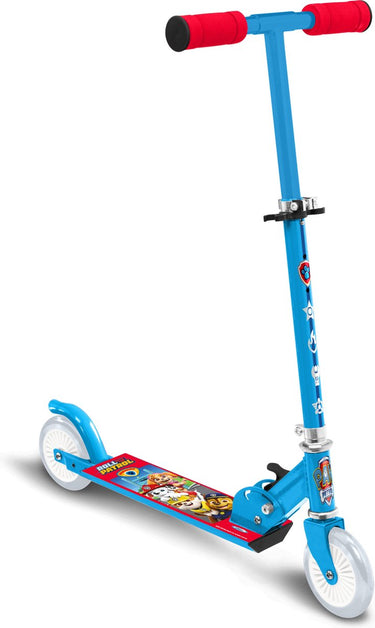 Nickelodeon paw patrol 2-wiel kinderstep - opvouwbaar - voetrem - blauw