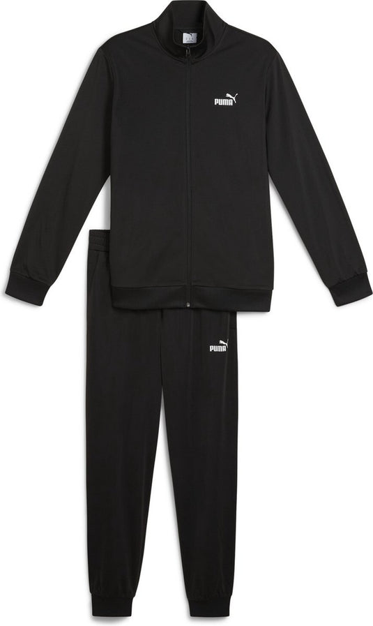 Puma ess poly suit cl heren trainingspak - black