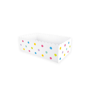 Paperdreams snack doosjes - party dots- papier 6 -delig 14x8x4,5cm