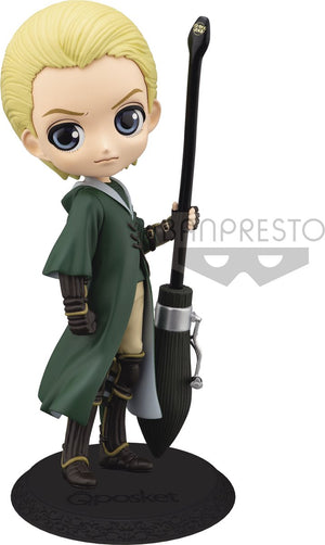 Bandai namco bandai banpresto harry potter - q posket figuur - draco malfoy quidditch style ver.a