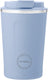 Aya ida aya ida - cup2go - thermosbeker - koffiebeker - coffee to go - reisbeker - meenemen - 380ml - powder blue