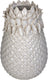 Hd collection vaas aardewerk wit 19x19x29,5cm