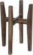 Mica decorations ascot plantenstandaard hout lichtbruin maat in cm: 33 x 33 x 48 bruin