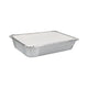 Aluminium bak + deksel 21 x 15 x 4 cm (25 stuks)