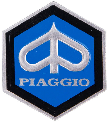 Rms badge stickers hexagonal piaggio