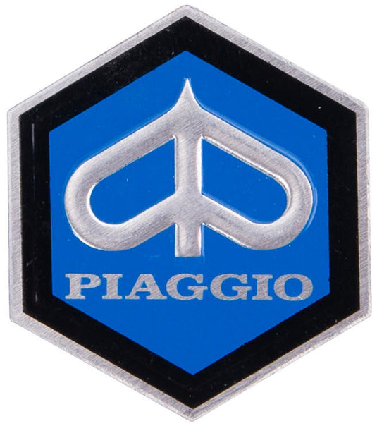 Rms badge stickers hexagonal piaggio