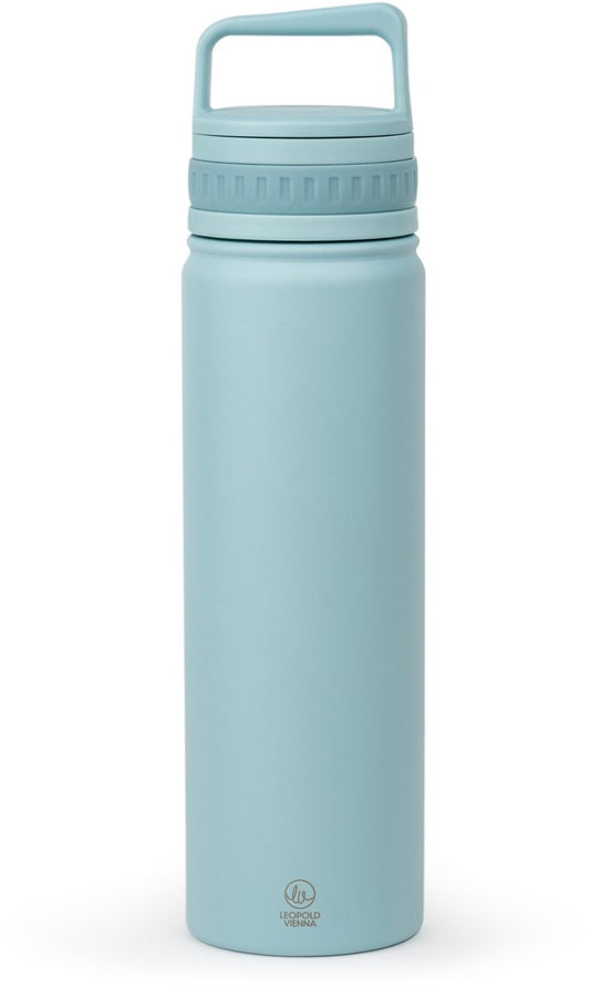 Leopold vienna - drinkfles moshi to-go beker thermosfles - dubbelwandig rvs - mint