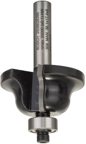 Bosch - paneelfrees b 8 mm, r1 6,3 mm, b 12,7 mm, l 17,4 mm, g 61 mm