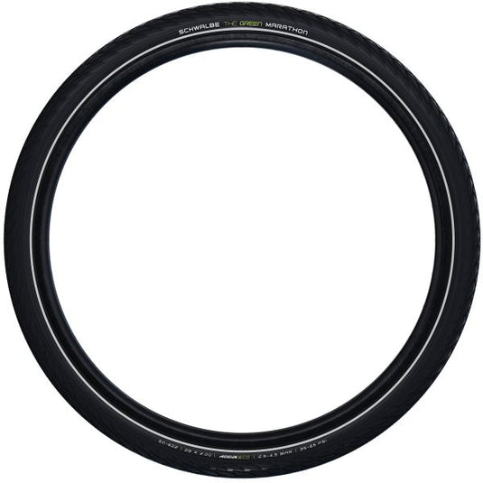 Schwalbe green marathon - wired - addix eco - greenguard - 27.5x1.65 - black + reflex