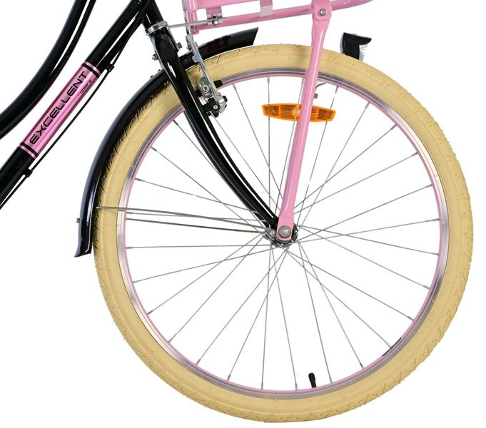 Load image into Gallery viewer, Volare Excellent Kinderfiets - Meisjes - 24 inch - Zwart - 3 Versnellingen
