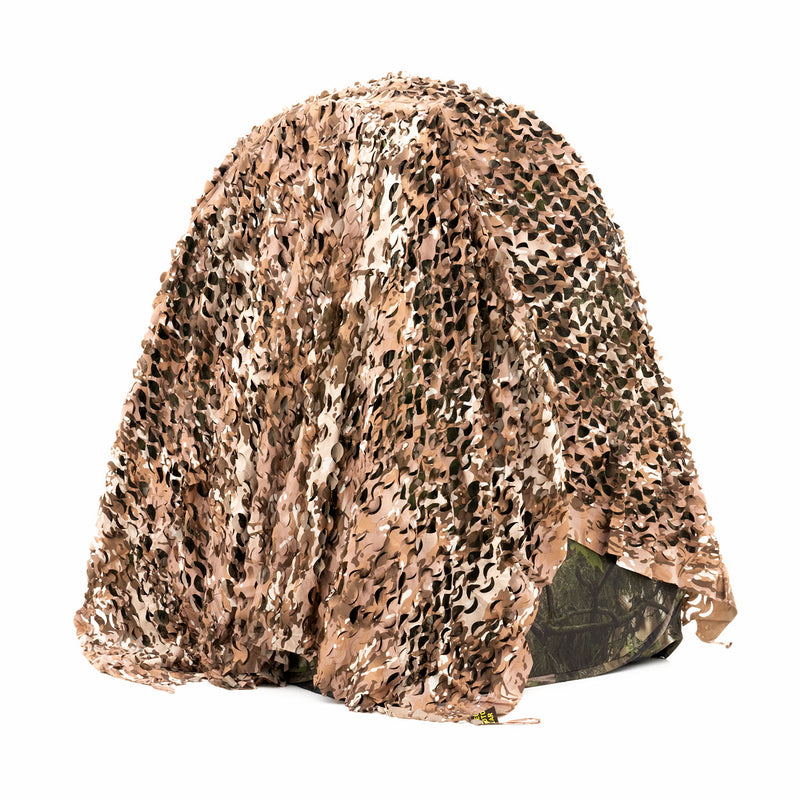 Load image into Gallery viewer, Buteo photo gear 3d leafs camouflagenet forest camo bruin 2,4x3 m

