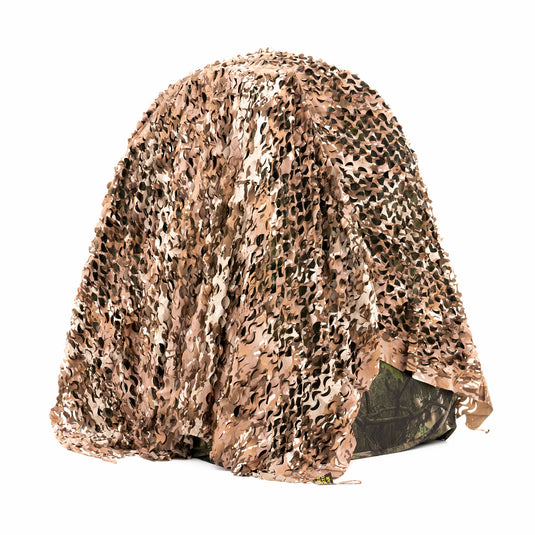 Buteo photo gear 3d leafs camouflagenet forest camo bruin 2,4x3 m