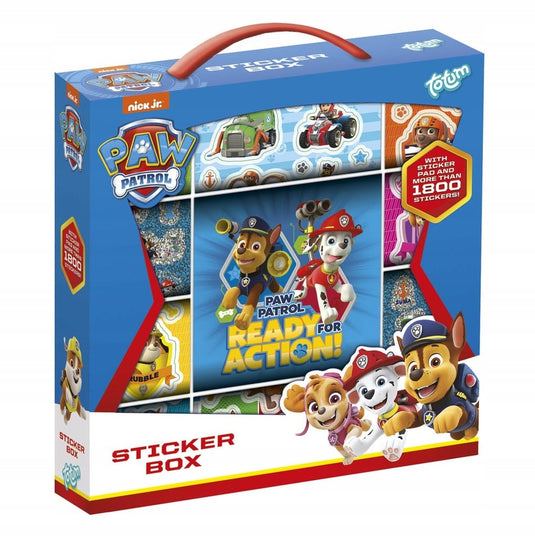 Intro paw patrol stickerdoos met meer dan 1000 stickers