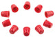 Rubena anp ventiel stofdop dv rood ds a 10