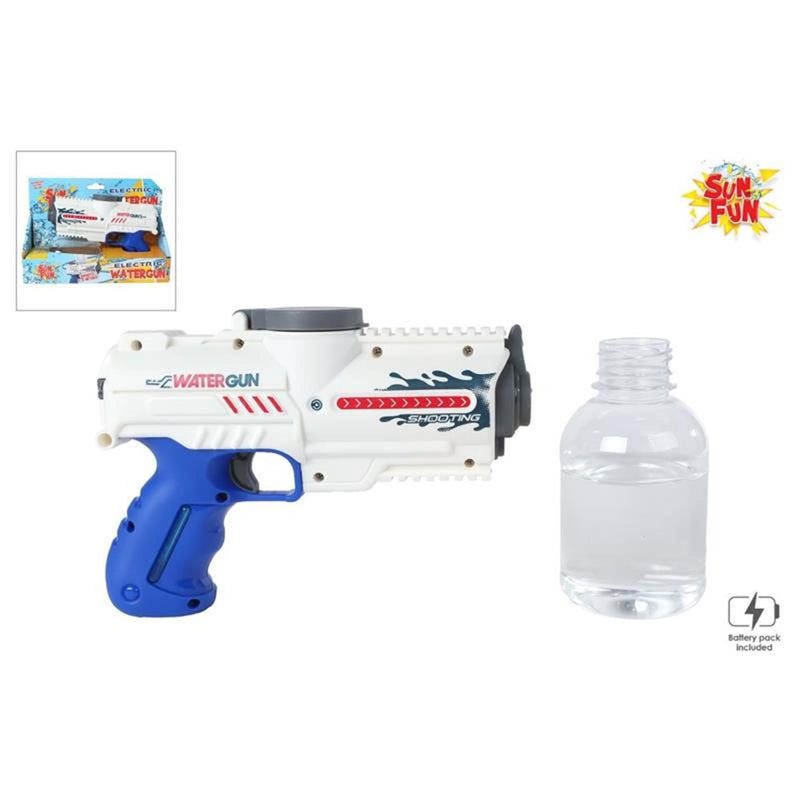Load image into Gallery viewer, Sun fun waterpistool elektrisch met fles 18cm
