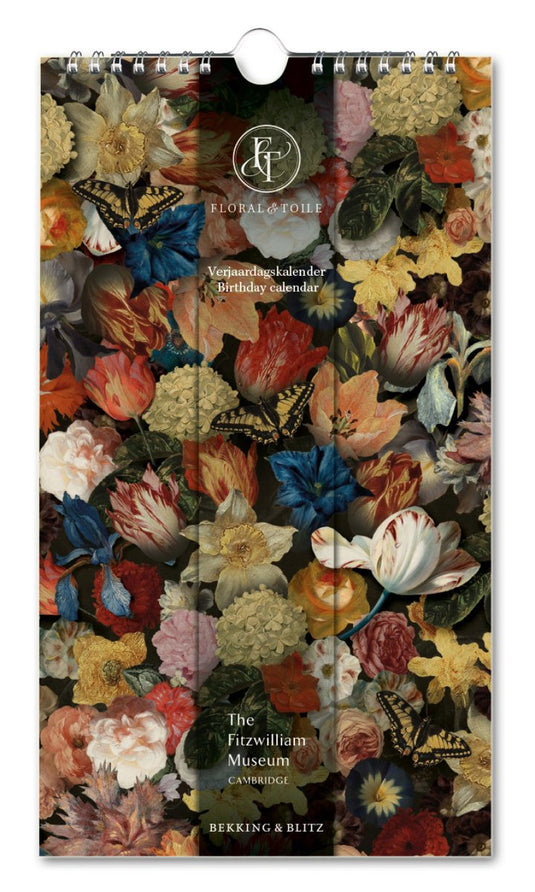 Bekking blitz verjaardagskalender floral toile, the fitzwilliam museum