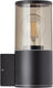 Brilliant sergioro - buitenlamp - e27 max 1x20w - ip44 - zwart