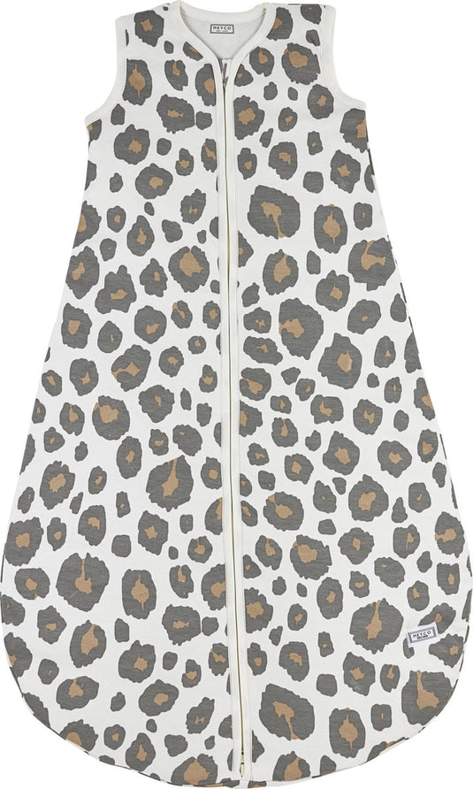 Meyco baby panter baby slaapzak rond gevoerd - neutral - 86cm - 2.5 tog