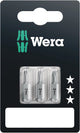 Wera 840 1 z set sb sis inbus-bit 2.0 mm, 2.5 mm, 3 mm gereedschapsstaal gelegeerd, taai d 6.3 3 stuk(s)