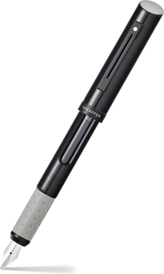 Sheaffer kalliegrafiepen - zwart en grijs - penpunt f - schrijfkleur zwart