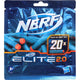 Nerf elite 2.0 darts 20 stuks