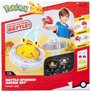 Battle spinner 2 pack with stadium pikachu