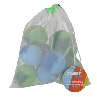 ギャラリービューアに画像をロードする, Alert splash foam ballen 9 cm 9 stuks 2 assorti | 4 stuks
