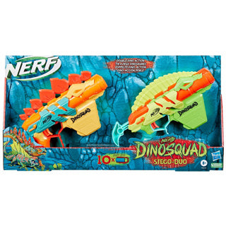 Load image into Gallery viewer, Hasbro nerf dinosquad stego duo pack
