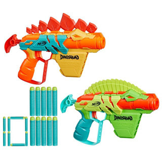 Load image into Gallery viewer, Hasbro nerf dinosquad stego duo pack
