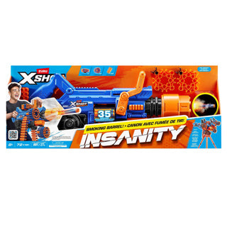 Load image into Gallery viewer, Ty x-shot insani mega barrel licht en rook 72 darts

