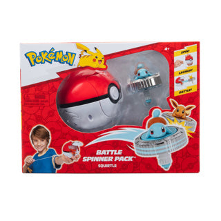Jazwares pokémon battle spinner game - squirtle pokéball
