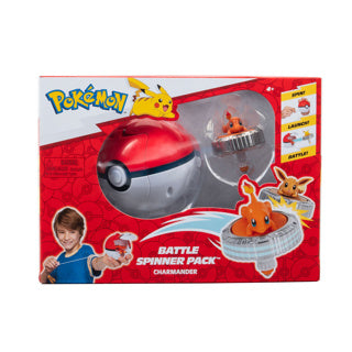 Jazwares pokémon battle spinner game - charmander pokéball