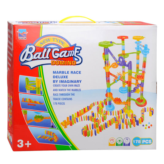 Knikkerbaan met domino, 178dlg.