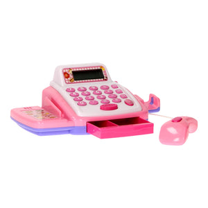 Roze speelgoed kassa