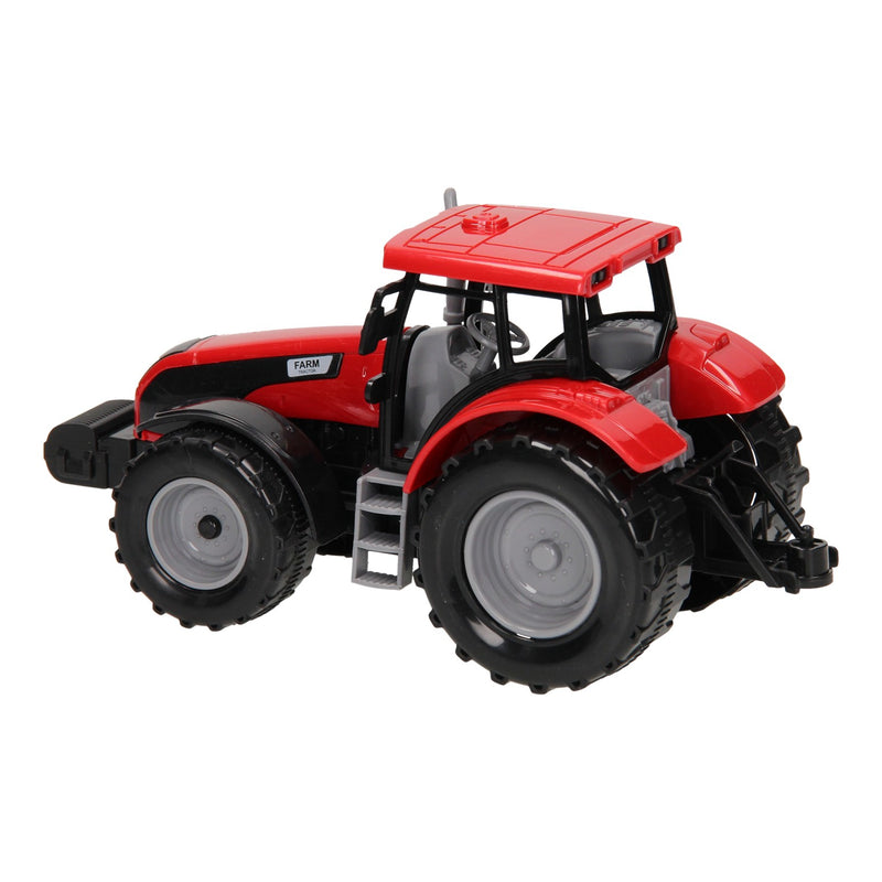 Load image into Gallery viewer, Tractor met platte kar 1:32
