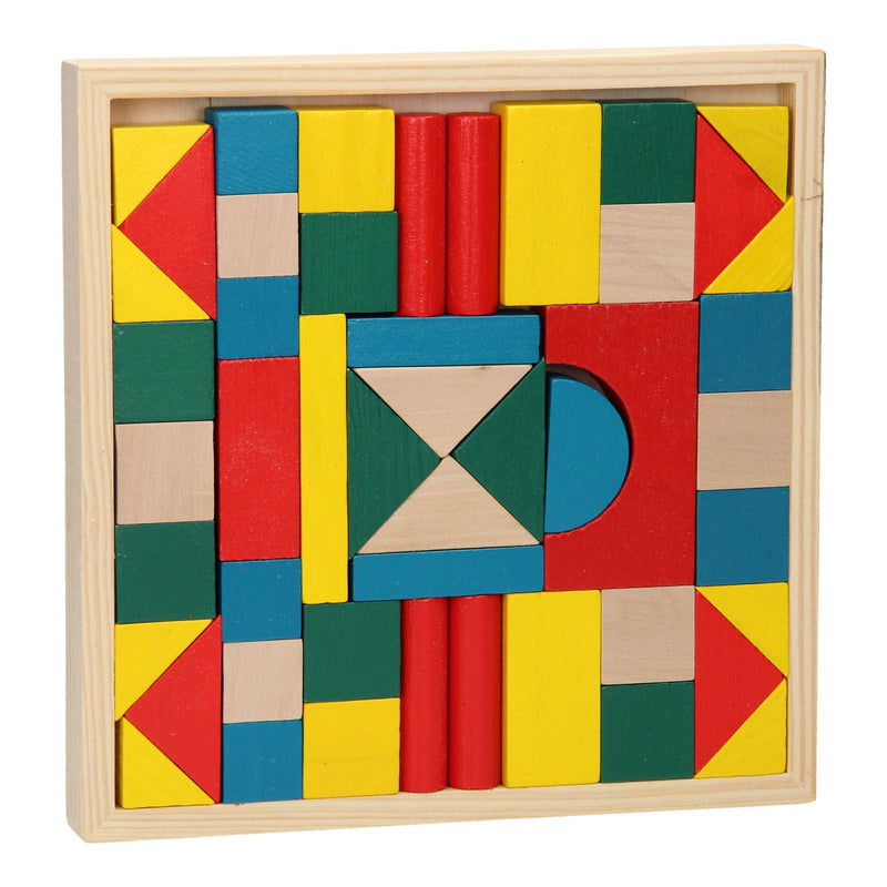 Load image into Gallery viewer, Houten bouwblokken, 48dlg.
