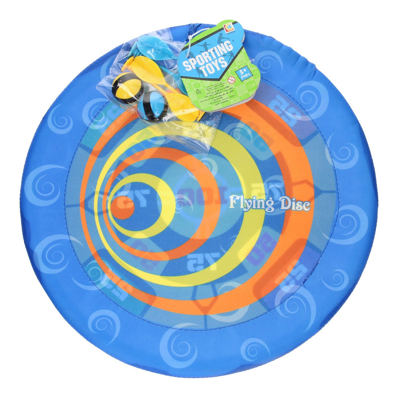 Load image into Gallery viewer, Klittenband dartbord frisbee, 2in1
