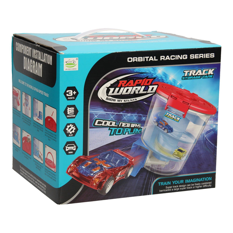 Load image into Gallery viewer, Racebaan en Opbergbox Auto's 2in1
