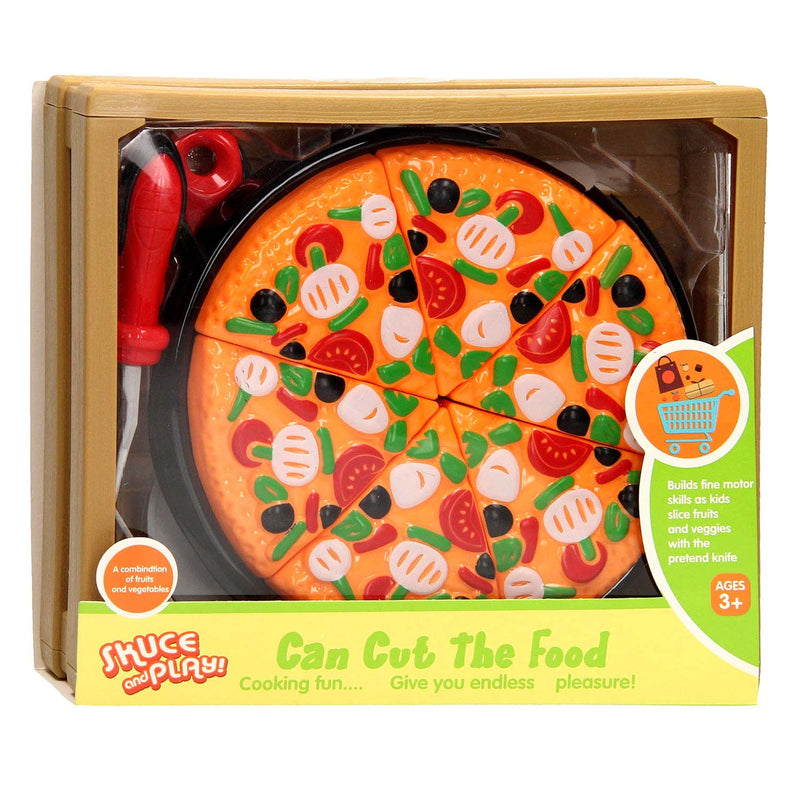 Load image into Gallery viewer, Snij eten in kist - pizza
