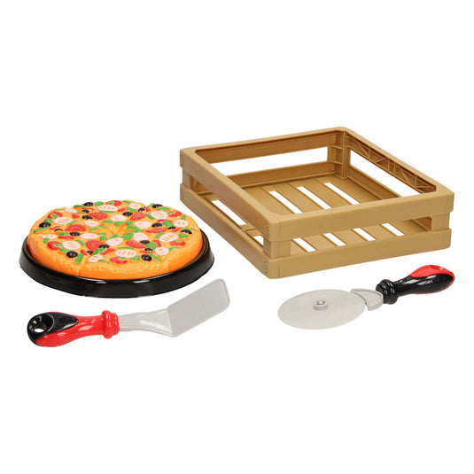 Snij eten in kist - pizza
