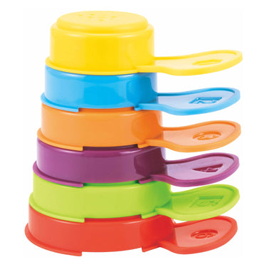 Stapelbekers met handvat, 6dlg.