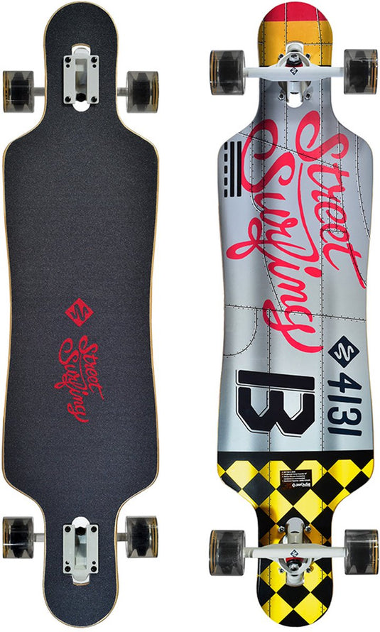 Streetsurfing street surfing - freeride longboard - 39 inch - 4131 - 99cm