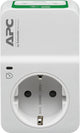 Apc pm1wu2-gr tussenstekker met overspanningsbeveiliging 3680w 1x stopcontact + 2x usb