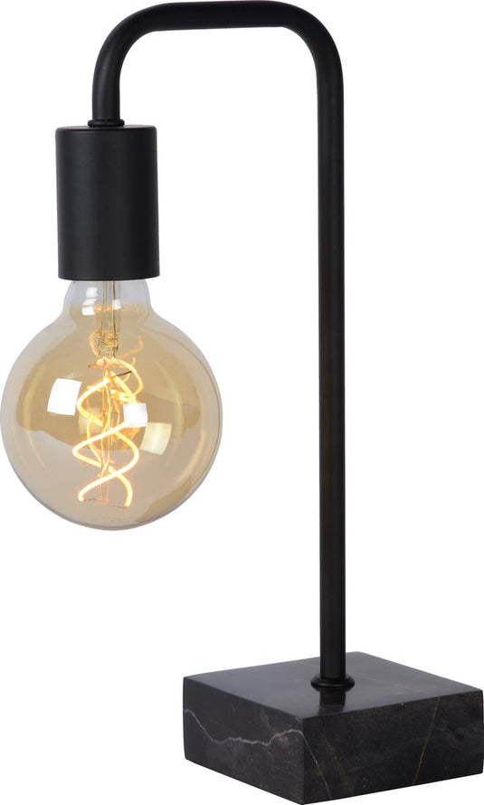 Lucide lorin - tafellamp - 1xe27 - zwart
