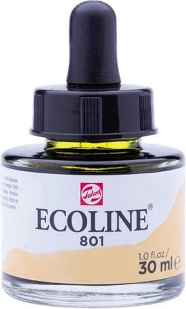 Ecoline vloeibare waterverf fles 30 ml goud 801